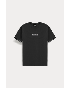 T-SHIRT WITH TAPE DETAILS
